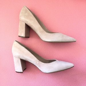 NWT Marc Fisher Blush Pumps Heels Suede